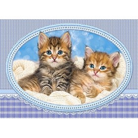 Castorland - B-13111-1 - Puzzle - Chats Bébé - 120 Pièces