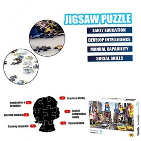 HONMEET 1000 Pièces 1 Ensemble Puzzle 1000 Puzzle Adulte Puzzle Peinture à lhuile Énigmes Difficiles pour Adultes Célèbre Pu