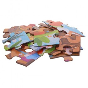 Toyvian 1 Jeu Puzzle pour Enfants Casse-tête Au Sol Blocs De Forme dapprentissage Blocs De Forme Dapprentissage Puzzles dan