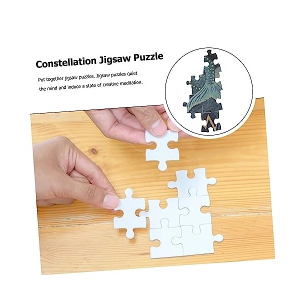 KOMBIUDA Énigmes 1000 Pièces Puzzle Constellation De La Terre Puzzle Adulte Plat Intelligent Aldult Papier Jouet Constellatio