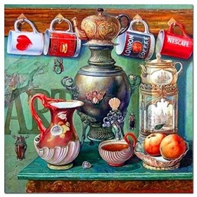 Puzzle 1000 Pièces Adultes-Puzzles en En bois-Différentes tasses Puzzles Jeux-Puzzle pour Enfants et Adultes Cadeaux 26X38cm（