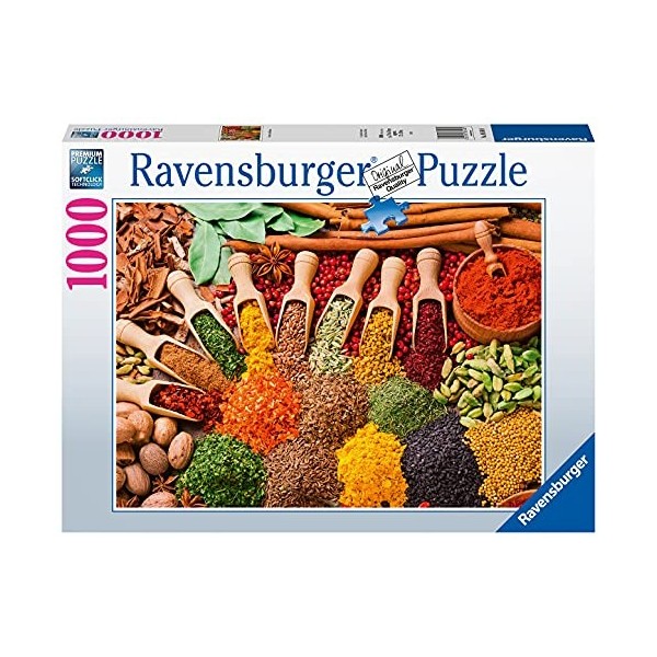 Ravensburger - Puzzle Adulte - Puzzle 1000 p - Epices et fines herbes - 88548