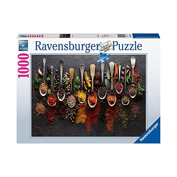 Ravensburger - Puzzle Adulte - Puzzle 1000 p - Epices du monde entier - 88550