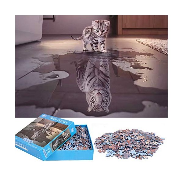 Puzzle pour Adulte de 1000 Pièces, Matériaux Recyclés de Haute Qualité et Impression de Haute Définition, Jeu de Famille, Jeu