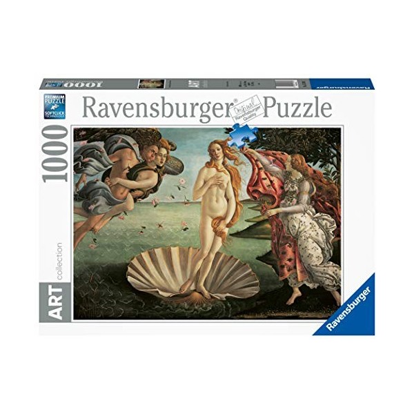 Ravensburger- Puzzle La Naissance de Vénus Bottice 1000 pièces, 15769