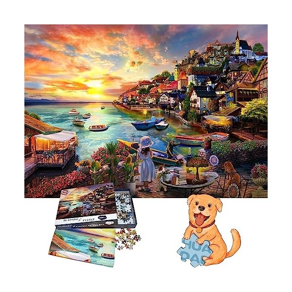 Puzzle de 1000 pièces, Puzzle pour Adultes, Puzzle Impossible, Puzzle coloré, Jeu dadresse pour Toute la Famille, Fleur du M