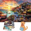 Puzzle de 1000 pièces, Puzzle pour Adultes, Puzzle Impossible, Puzzle coloré, Jeu dadresse pour Toute la Famille, Fleur du M