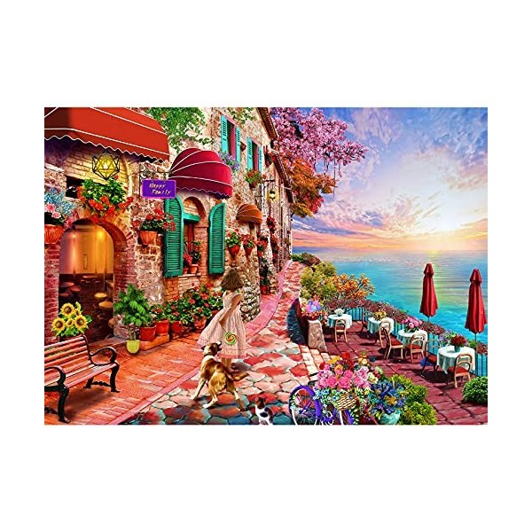 Puzzle de 1000 pièces, Puzzle pour Adultes, Puzzle Impossible, Puzzle coloré, Jeu dadresse pour Toute la Famille, Fleur du M