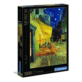 Clementoni - 31470.6, Puzzle Collection, Le café, le Soir - Van Gogh, 1000 Pièces