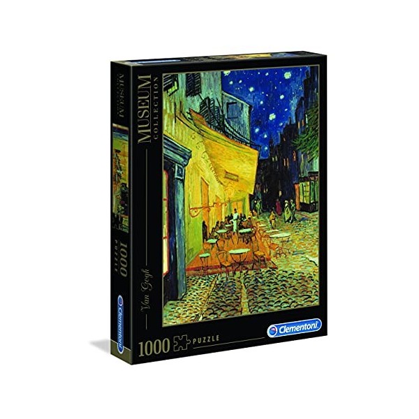 Clementoni - 31470.6, Puzzle Collection, Le café, le Soir - Van Gogh, 1000 Pièces