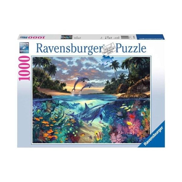 Ravensburger - Puzzle Adulte - Puzzle 1000 p - Baie de coraux - 19145