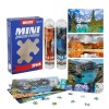 MISITU Lot de 3 Mini Puzzles de 150 pièces pour Adultes Micro Puzzle Difficile Paysage Puzzles