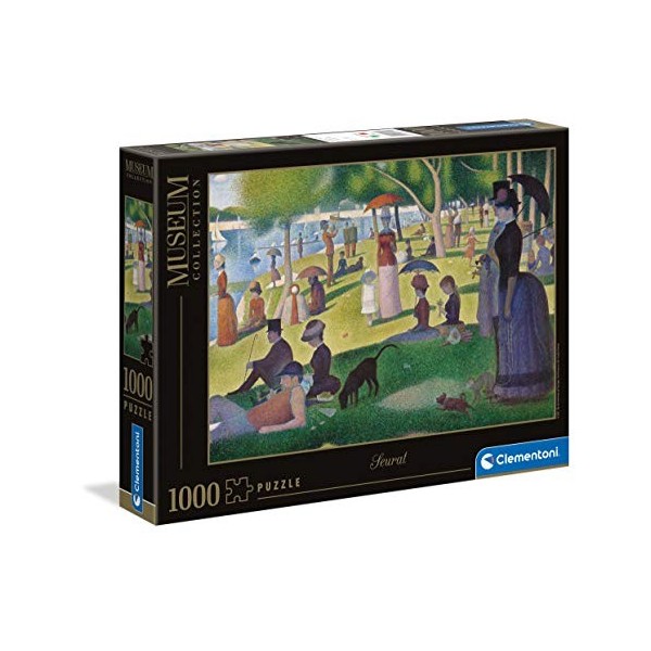 Clementoni Museum Collection-Sunday on la Grande J.S. -1000 pièces-Puzzle Adulte-fabriqué en Italie, 39613, No Color