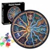 TaimeiMao Puzzle Adulte 1000 pièces, Puzzle Rond, Constellation Puzzle, Puzzle DIY Jeu DIntelligence De lart de la Décorati