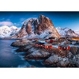 Ravensburger - Puzzle 1000 pièces - Village sur les îles Lofoten - Adultes et enfants dès 14 ans - Puzzle de qualité supérieu