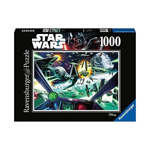 Ravensburger - Puzzle Adulte - Puzzle 1000 p - Cockpit du X-Wing / Star Wars - 16919