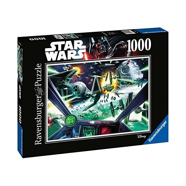 Ravensburger - Puzzle Adulte - Puzzle 1000 p - Cockpit du X-Wing / Star Wars - 16919