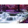 Puzzles pour Adultes 1000 pièces Cascade de La forêt 70 x 50 cm Puzzles pour Adultes Jeu éducatif Challenge Toy 1000 pièces P