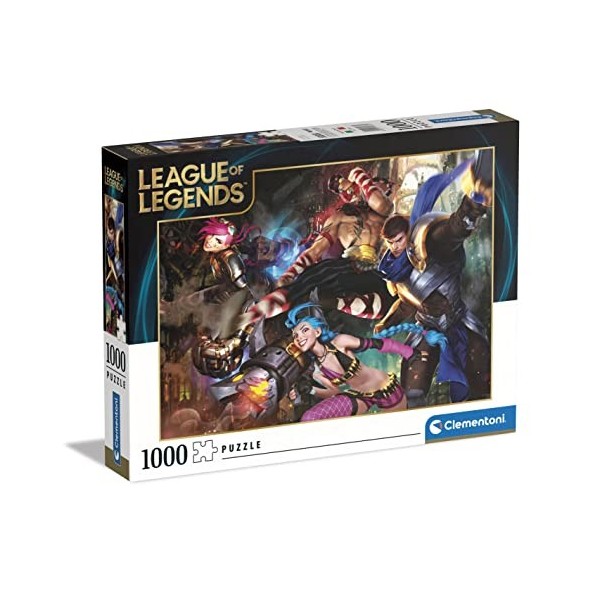 Clementoni Does Not Apply League of Legends 1000 pièces, Fantaisie, Puzzle Personnage, Divertissement pour Adulte-fabriqué en