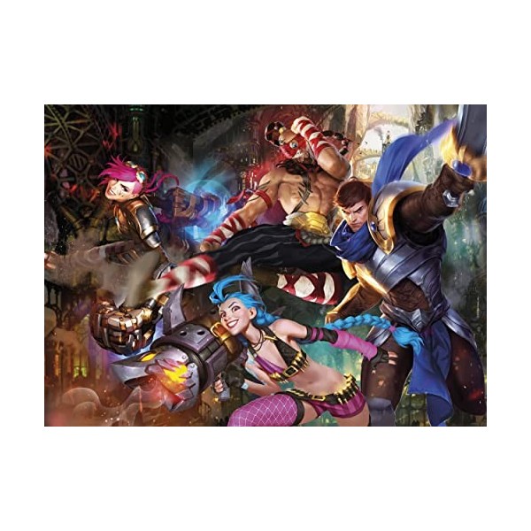 Clementoni Does Not Apply League of Legends 1000 pièces, Fantaisie, Puzzle Personnage, Divertissement pour Adulte-fabriqué en