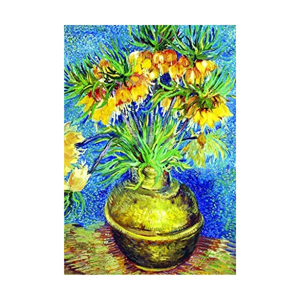 Puzzle 1000 pièces Vincent Van Goghs Beyfish dans Un Vase en cuivre 70 x 50 cm Puzzle Adulte Puzzle Classique 1000 pièces Ad