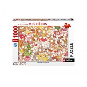 Nathan - Puzzle 1000 pièces - Desserts gourmands - Adultes et enfants dès 14 ans - Puzzle de qualité supérieure - Encastremen