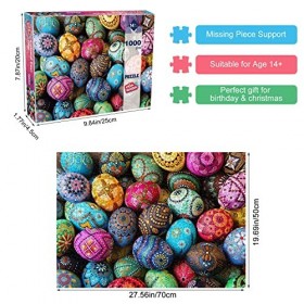 uzzle de 1000 pièces pour Adultes - Puzzle Impossible - Jeu dadresse pour Toute la Famille - Puzzle de décoration dintérieu