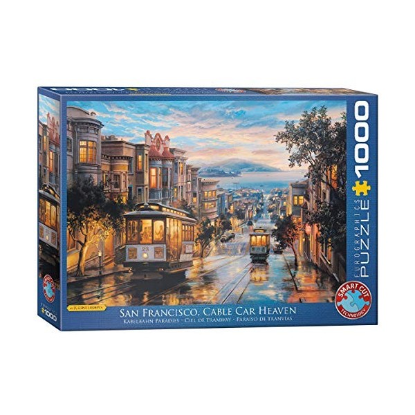 Eurographics 6000-0957 Puzzle « San Francisco Cable Car Heaven» 1000 pièces 