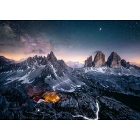 Ravensburger Puzzle Adulte 1000 p - Les Tre Cime di lavaredo, Dolomites Puzzle Highlights - Adultes, enfants dès 14 ans - P