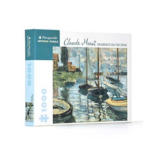 Claude Monet - Voilier sur la Seine Puzzle 1000 Pièces 63,5 x 50,8 cm