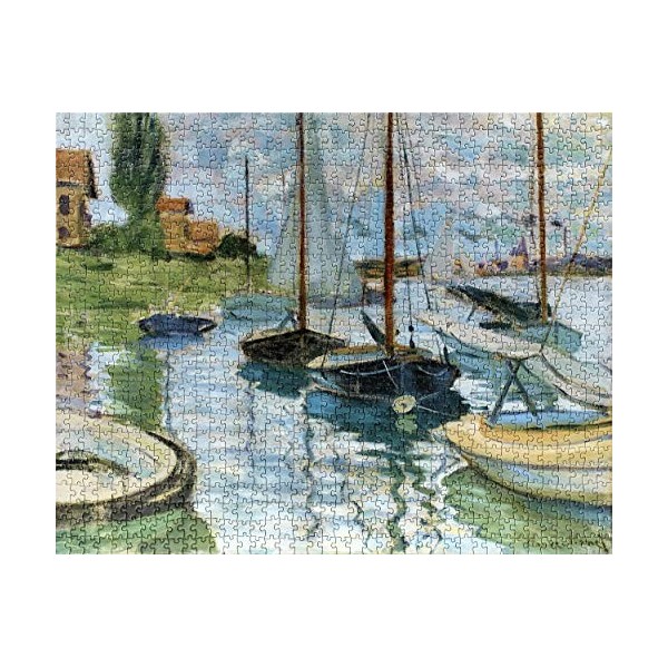 Claude Monet - Voilier sur la Seine Puzzle 1000 Pièces 63,5 x 50,8 cm