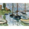 Claude Monet - Voilier sur la Seine Puzzle 1000 Pièces 63,5 x 50,8 cm