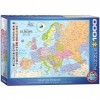 EuroGraphics 6000-0789 - Puzzle Carte deurope 1000 pièces 