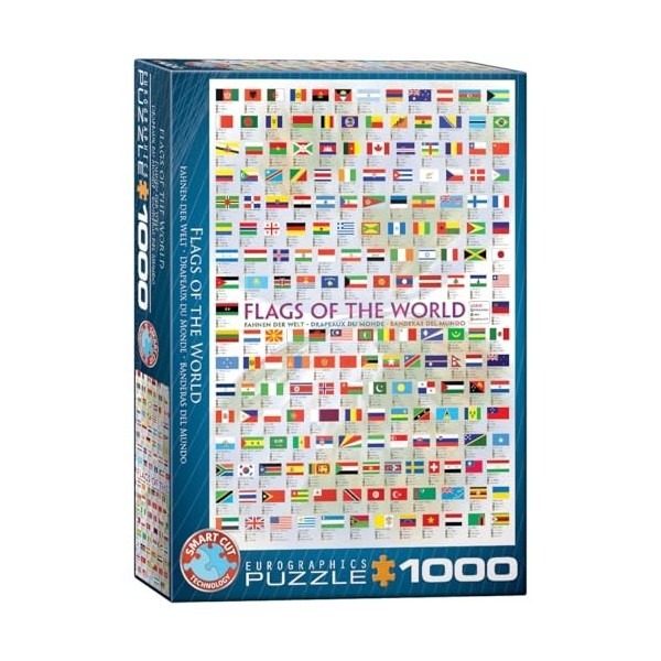 Eurographics Puzzle Drapeaux du Monde 1000 pièces 