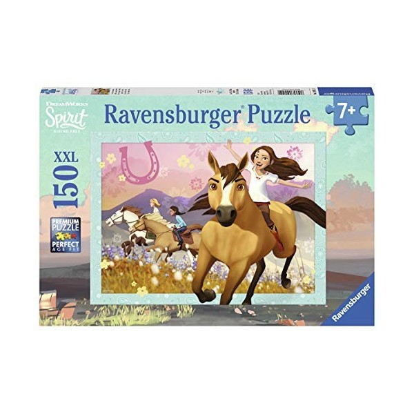 Ravensburger - Puzzle Enfant - Puzzle 150 p XXL - Sauvage et libre - Spirit - 10055