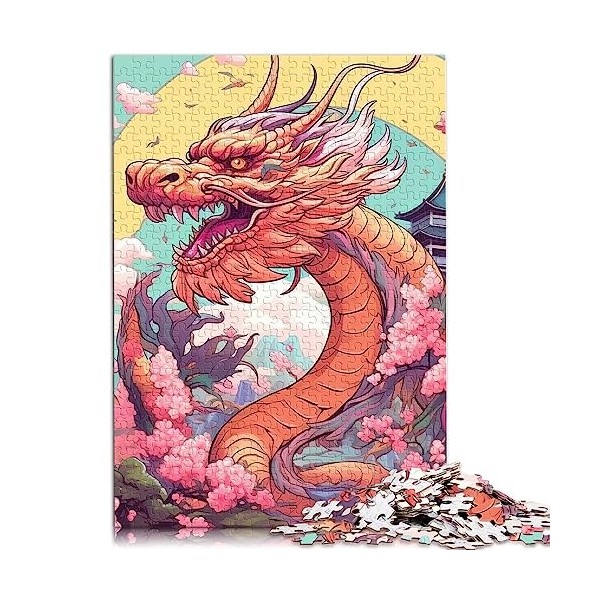 Puzzle Paysage Japonais Adulte 1000 pièces Puzzles pour Adultes et Enfants à partir de 12 Ans Puzzles en Carton Anti-Stress T