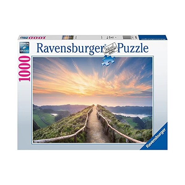 Ravensburger - Puzzle Adulte - Puzzle 1000 p - Paysage de montagnes au Portugal - 88868