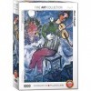 Eurographics "Marc Chagall Le violoniste Bleu Puzzle 1000p, Multicolore 