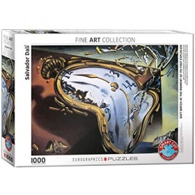 Eurographics "Salvador Dali Montre Souple au Moment de la première Explosion Horloge Puzzle 1000p, Multicolore 