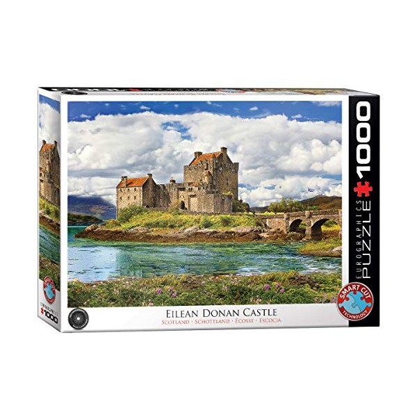 EuroGraphics- Eilean Donan Castle-Scotland Puzzle de 1000 pièces, 6000-5375, Multicolore