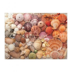 Vibrant Seashells 1000 Piece Puzzle