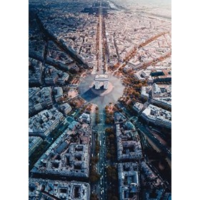 Ravensburger - Puzzle Adulte - Puzzle 1000 p - Paris vue den haut - 15990