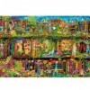 Trefl- Die märchenhafte Bibliothek 1500 Teile, Premium Quality, für Erwachsene und Kinder AB 12 Jahren Puzzle, TR26165, Multi