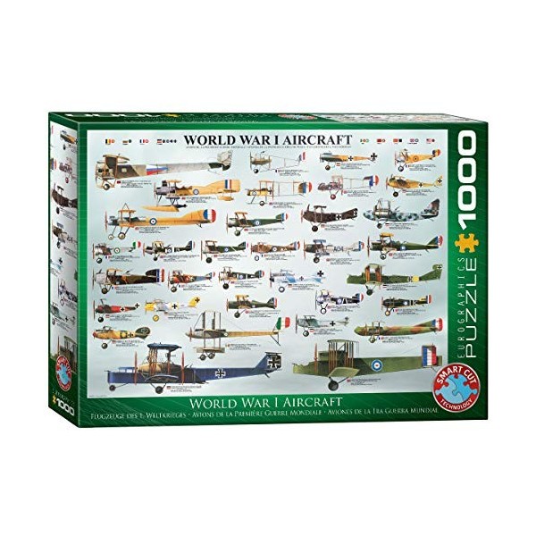 Eurographics Puzzle - Les Avions de la Seconde Guerre Mondiale 1000 pièces 