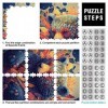 Puzzle 1000 pièces The Beautiful Bear Puzzles pour Adultes Puzzles en Carton Grand Cadeau pour Adultes （Taille 26x38cm）