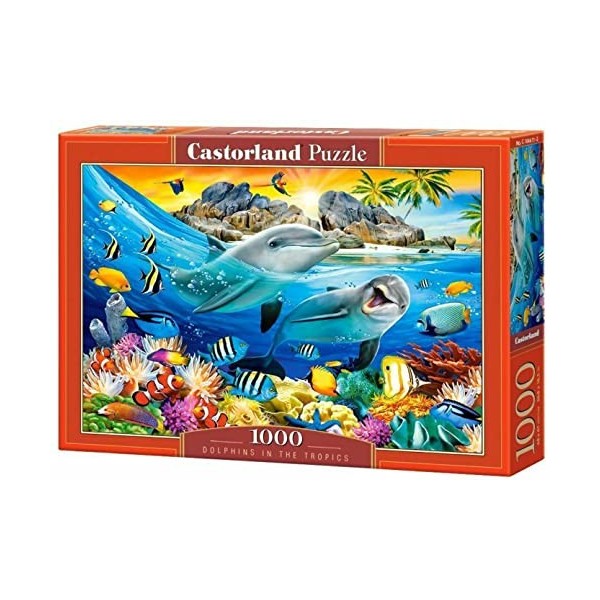 Castorland Puzzle 1000 pièces : Dauphins sous Les Tropiques