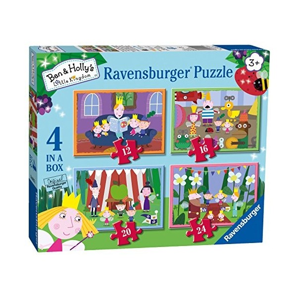 Ravensburger Ben et Holly Ben & Holly 6957 Lot de 4 Puzzles pour Enfants à partir de 3 Ans