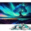 1000 Pièces Adultes Puzzle Paysage Magique Puzzles Puzzles en Carton Adultes Puzzles Cadeaux Taille 26x38cm 