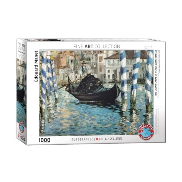 Eurographics "Edouard Manet Le Grand Canal Venice/Bleu Puzzle 1000p, Multicolore 