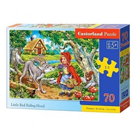 Castorland B-070015 Little Red Riding Hood, 70 pièces, Puzzle Multicolore